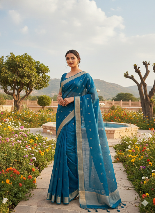 Sheesh Mahal- Pure Silk Kota Saree