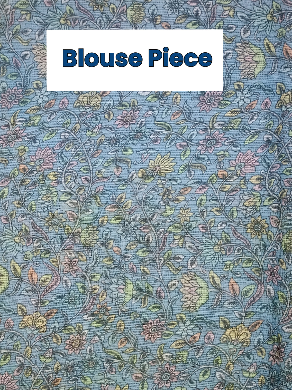 Neel Kamal - Pure Cotton Kota Doria Patch Work Flower Butta