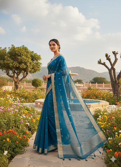 Sheesh Mahal- Pure Silk Kota Saree