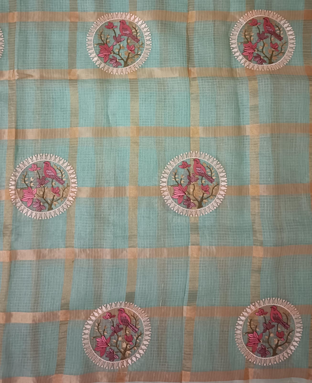 Neerja Mint - Gharchola Kota Doria Saree
