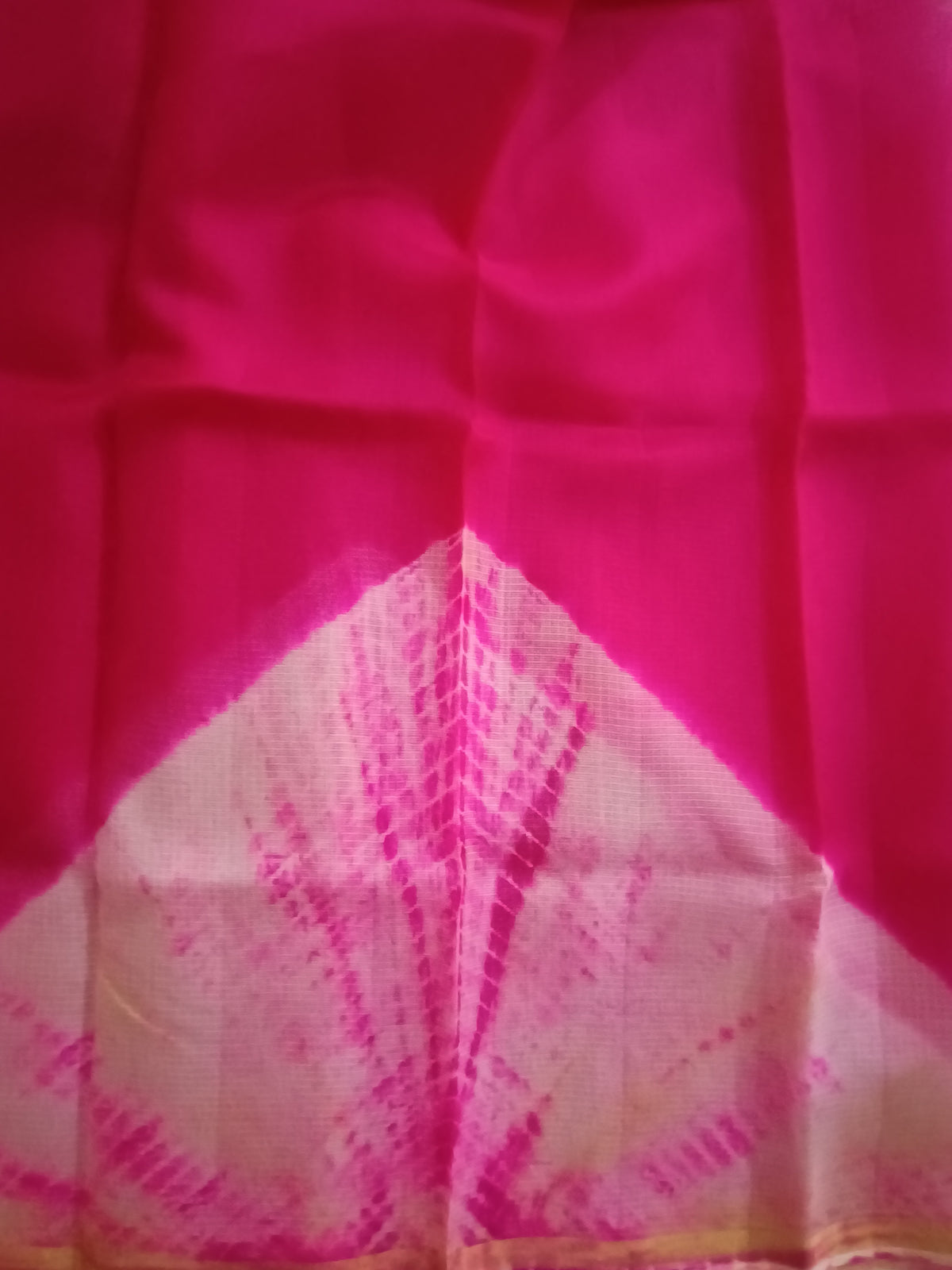 Aabha- Pure Silk Kota Doria Shibori Saree