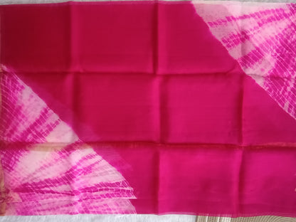 Aabha- Pure Silk Kota Doria Shibori Saree